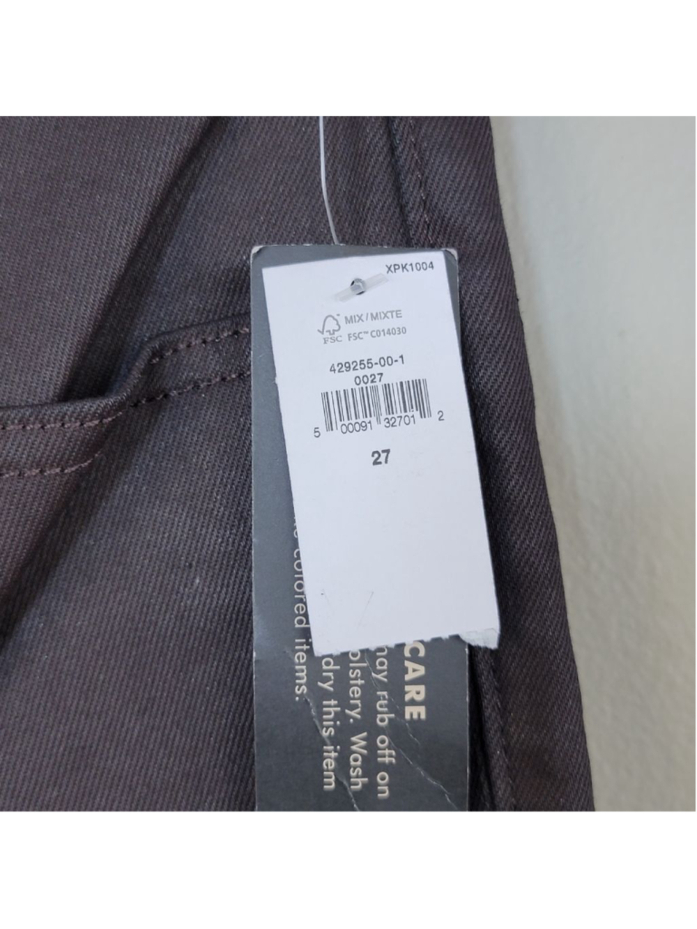 NEW Banana Republic High Rise Slim Fit Straight Let Coated Jeans Red Brown 4 27 - Picture 5 of 13